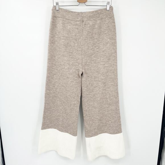 World Market Womens Lounge Pull On Knit Color Block Wide Leg Pants Size L/XL - Picture 8 of 8